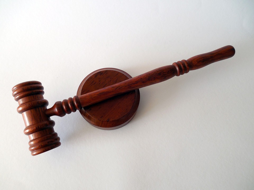 Photo of a wooden judges gavel